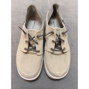 Chaco Loafers Mens 9 Tan Chillos Lace Up Luvseat Sneakers Stitched Shoes NWOB